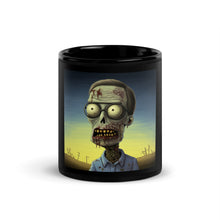 Zombie Mitch Black Glossy Mug by Thoughts in Motion Incorporated